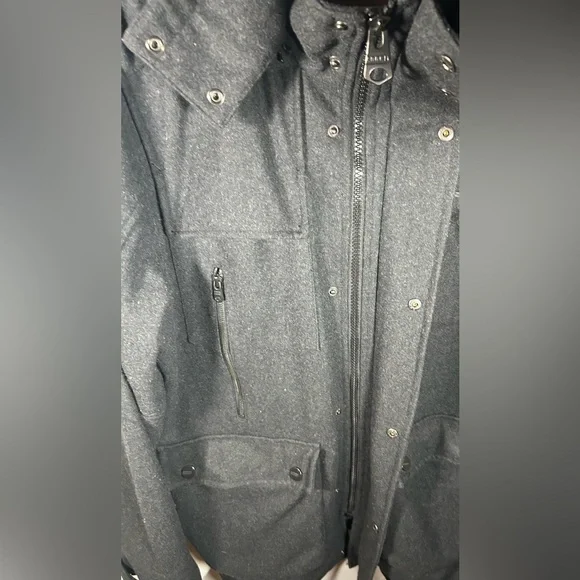 COOGI Dark Gray Military Field Coat- Wool Blend Size 2X - Picture 6 of 14